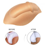 Maxbell 2 Pieces Men Underwear Enhancing Cup Bulge Sponge Pad Cushion Trunks Shorts