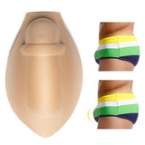Maxbell 2 Pieces Men Underwear Enhancing Cup Bulge Sponge Pad Cushion Trunks Shorts