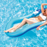 Maxbell 2pcs Pool Float Bed Swimming Mesh Floating Chair Sofa Lounger Water Sofa