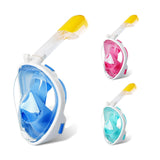 Maxbell Snorkel Mask Full Face Snorkeling Diving Mask Goggles Blue S M - Aladdin Shoppers