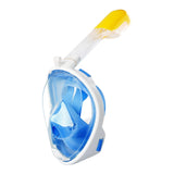 Maxbell Snorkel Mask Full Face Snorkeling Diving Mask Goggles Blue S M - Aladdin Shoppers