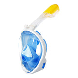 Maxbell Snorkel Mask Full Face Snorkeling Diving Mask Goggles Blue S M - Aladdin Shoppers