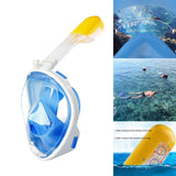 Maxbell Snorkel Mask Full Face Snorkeling Diving Mask Goggles Blue S M - Aladdin Shoppers