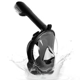 Maxbell Snorkel Mask Full Face Snorkeling Diving Mask Goggles Black S M - Aladdin Shoppers