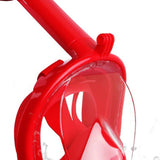 Maxbell Snorkel Mask Full Face Snorkeling Diving Mask Goggles Red S M - Aladdin Shoppers