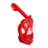 Maxbell Snorkel Mask Full Face Snorkeling Diving Mask Goggles Red S M - Aladdin Shoppers