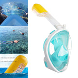 Maxbell Snorkel Mask Full Face Snorkeling Diving Mask Goggles Green X XL - Aladdin Shoppers