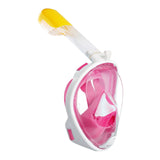 Maxbell Snorkel Mask Full Face Snorkeling Diving Mask Goggles Pink S M - Aladdin Shoppers