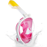 Maxbell Snorkel Mask Full Face Snorkeling Diving Mask Goggles Pink S M - Aladdin Shoppers