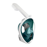 Maxbell Snorkel Mask Full Face Snorkeling Diving Mask Goggles Green White X XL - Aladdin Shoppers