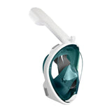 Maxbell Snorkel Mask Full Face Snorkeling Diving Mask Goggles Green White X XL - Aladdin Shoppers