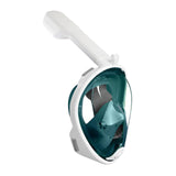 Maxbell Snorkel Mask Full Face Snorkeling Diving Mask Goggles Green White X XL - Aladdin Shoppers