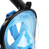 Maxbell Snorkel Mask Full Face Snorkeling Diving Mask Goggles Light Blue S M - Aladdin Shoppers