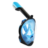 Maxbell Snorkel Mask Full Face Snorkeling Diving Mask Goggles Light Blue S M - Aladdin Shoppers