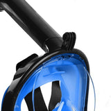 Maxbell Snorkel Mask Full Face Snorkeling Diving Mask Goggles Dark Blue X XL - Aladdin Shoppers