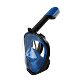 Maxbell Snorkel Mask Full Face Snorkeling Diving Mask Goggles Dark Blue X XL - Aladdin Shoppers