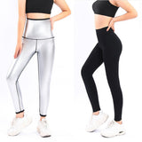 Maxbell 3xWomen Thermo Neoprene Sweat Sauna Shaper Pants Weight Loss Shorts Ankle Pant L