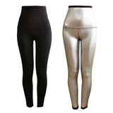 Maxbell 3xWomen Thermo Neoprene Sweat Sauna Shaper Pants Weight Loss Shorts Ankle Pant L