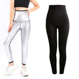 Maxbell 3xWomen Thermo Neoprene Sweat Sauna Shaper Pants Weight Loss Shorts Ankle Pant L