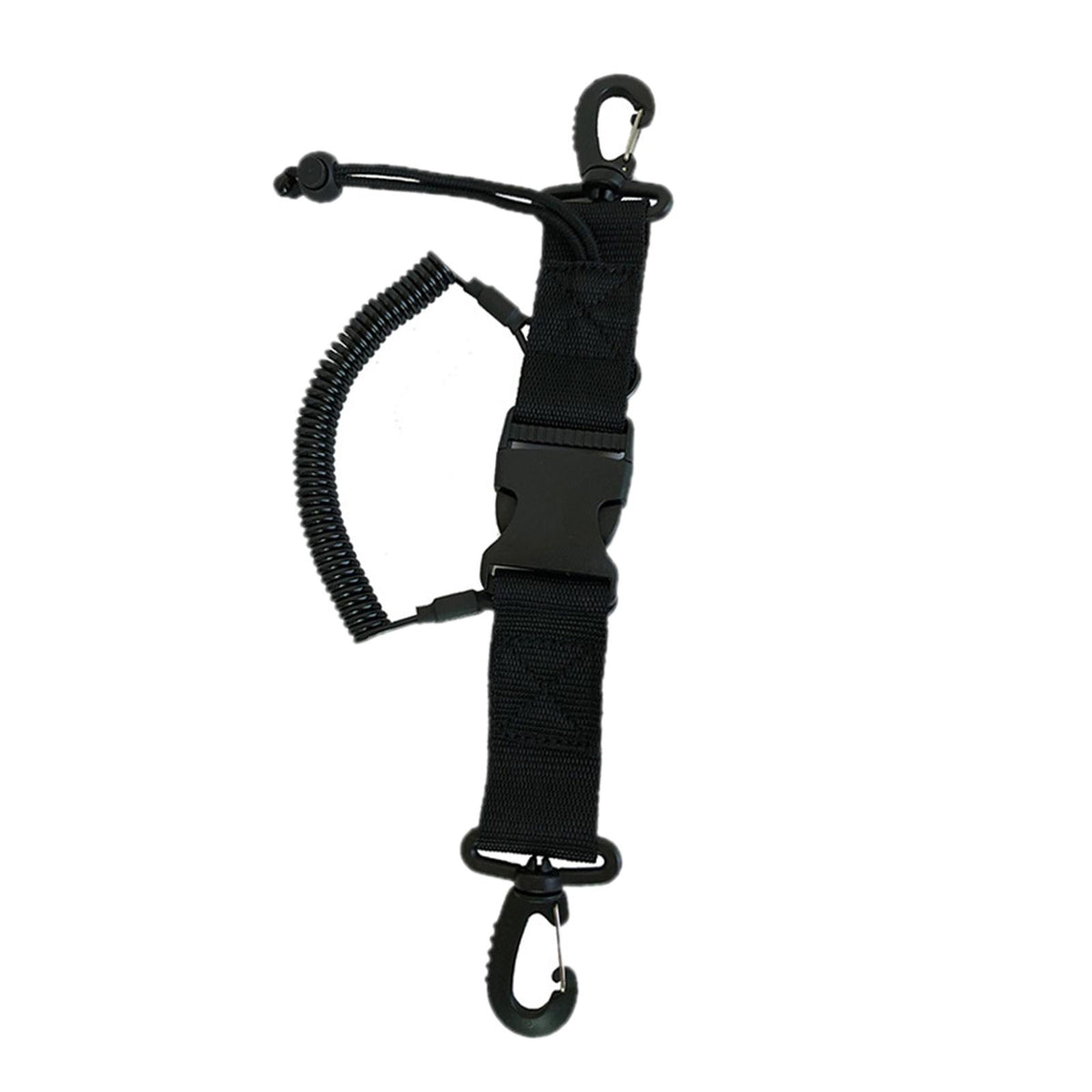 Maxbell Scuba Diving Lanyard Coil Lanyard w/ Quick Release Buckles & Clip for Camera