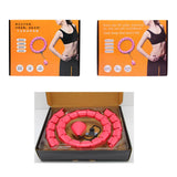 Maxbell 360 Degree Sports Adjustable 24 Detachable Knots Massage Yoga Fitness Pink - Aladdin Shoppers