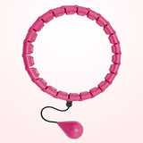 Maxbell 360 Degree Sports Adjustable 24 Detachable Knots Massage Yoga Fitness Pink - Aladdin Shoppers