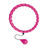 Maxbell 360 Degree Sports Adjustable 24 Detachable Knots Massage Yoga Fitness Pink - Aladdin Shoppers