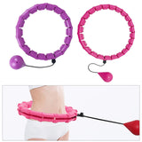 Maxbell 360 Degree Sports Adjustable 24 Detachable Knots Massage Yoga Fitness Pink - Aladdin Shoppers