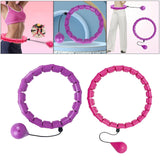 Maxbell 360 Degree Sports Adjustable 24 Detachable Knots Massage Yoga Fitness Pink - Aladdin Shoppers