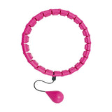 Maxbell 360 Degree Sports Adjustable 24 Detachable Knots Massage Yoga Fitness Pink - Aladdin Shoppers