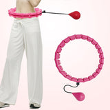 Maxbell 360 Degree Sports Adjustable 24 Detachable Knots Massage Yoga Fitness Pink - Aladdin Shoppers