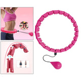 Maxbell 360 Degree Sports Adjustable 24 Detachable Knots Massage Yoga Fitness Pink - Aladdin Shoppers