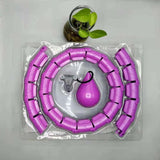 Maxbell 360 Degree Sports Adjustable 24 Detachable Knots Massage Yoga Fitness Purple - Aladdin Shoppers