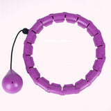 Maxbell 360 Degree Sports Adjustable 24 Detachable Knots Massage Yoga Fitness Purple - Aladdin Shoppers