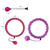 Maxbell 360 Degree Sports Adjustable 24 Detachable Knots Massage Yoga Fitness Purple - Aladdin Shoppers