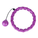 Maxbell 360 Degree Sports Adjustable 24 Detachable Knots Massage Yoga Fitness Purple - Aladdin Shoppers