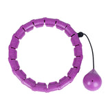 Maxbell 360 Degree Sports Adjustable 24 Detachable Knots Massage Yoga Fitness Purple - Aladdin Shoppers