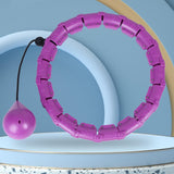 Maxbell 360 Degree Sports Adjustable 24 Detachable Knots Massage Yoga Fitness Purple - Aladdin Shoppers