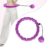 Maxbell 360 Degree Sports Adjustable 24 Detachable Knots Massage Yoga Fitness Purple - Aladdin Shoppers