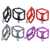 3 Pcs MTB Bicycle Pedals 9/16 Lightweight Sealed Bearing Flat Pedal