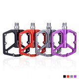 3 Pcs MTB Bicycle Pedals 9/16 Lightweight Sealed Bearing Flat Pedal