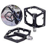 3 Pcs MTB Bicycle Pedals 9/16 Lightweight Sealed Bearing Flat Pedal