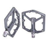 3 Pcs MTB Bicycle Pedals 9/16 Lightweight Sealed Bearing Flat Pedal