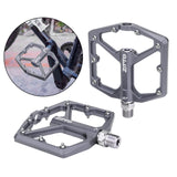 3 Pcs MTB Bicycle Pedals 9/16 Lightweight Sealed Bearing Flat Pedal