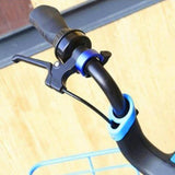Maxbell 90db Bicycle Rings Bell Horn Bike Handlebar Invisible Q Shape Hooter Blue - Aladdin Shoppers