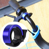 Maxbell 90db Bicycle Rings Bell Horn Bike Handlebar Invisible Q Shape Hooter Blue - Aladdin Shoppers