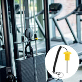 Maxbell 2xMagnetic Weight Stack Pin Selector Key Exercise Parts Accessories 10x80mm