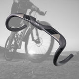 Maxbell Bent Bar Stem Handlebars Bike Drop Bar Road Bike Riser Bar Racing 400mm - Aladdin Shoppers