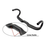 Maxbell Bent Bar Stem Handlebars Bike Drop Bar Road Bike Riser Bar Racing 420mm - Aladdin Shoppers