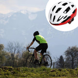 Maxbell Cycling Bicycle Adult Bike Helmet Mountain Bike Shockproof White Red - Aladdin Shoppers